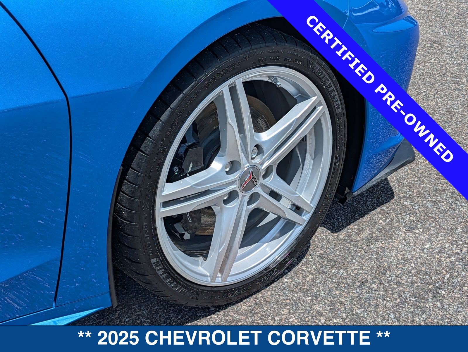 Used 2025 Chevrolet Corvette Stingray Preferred Cpe w/ Z51 Performance Package RWD image 14