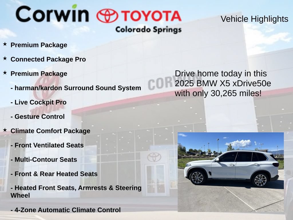 Used 2025 BMW X5 xDrive50e AWD/4WD image 7