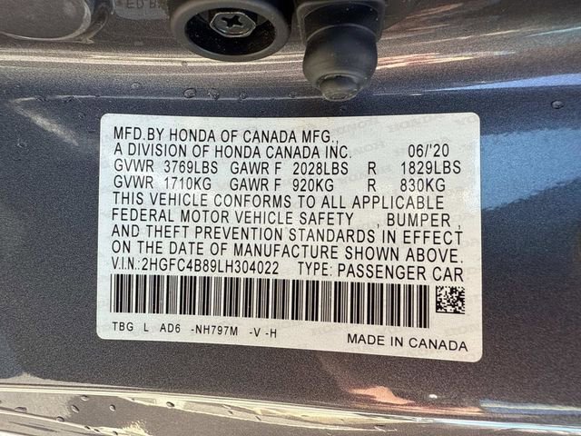 Used 2020 Honda Civic Sport image 35