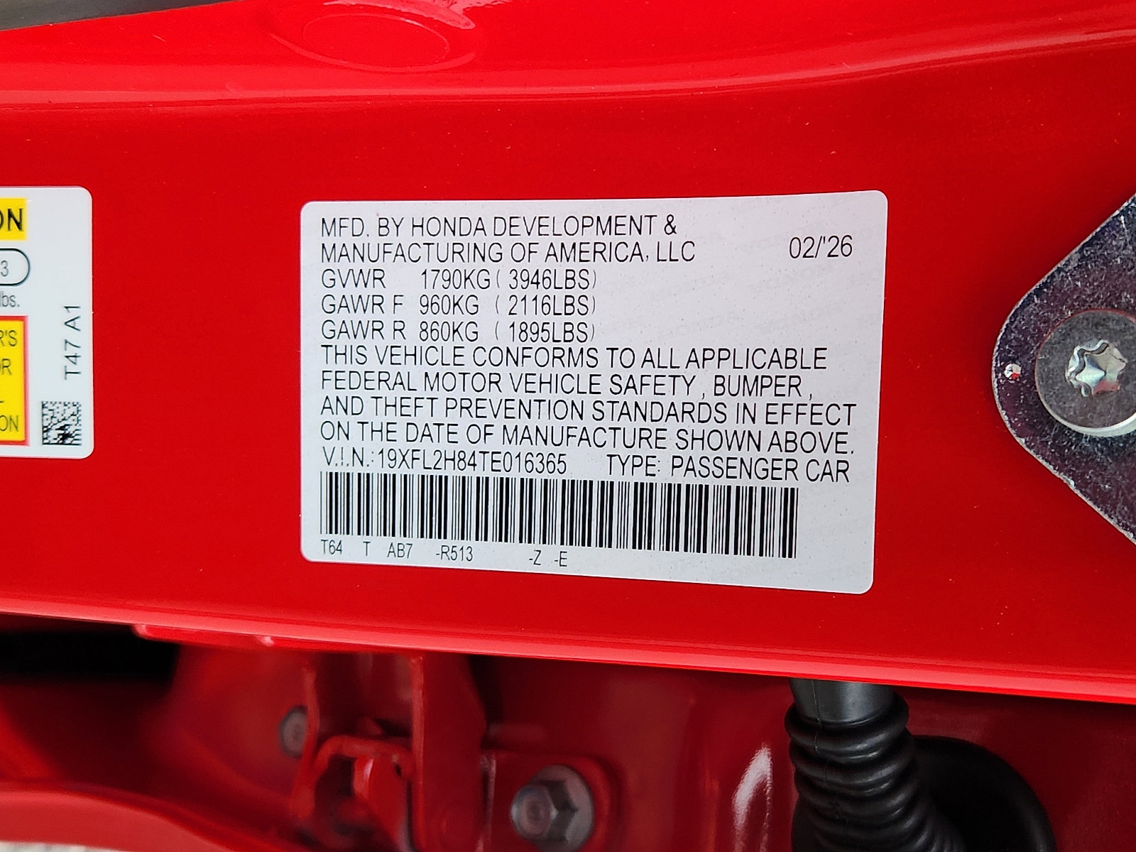 New 2026 Honda Civic Sport image 15