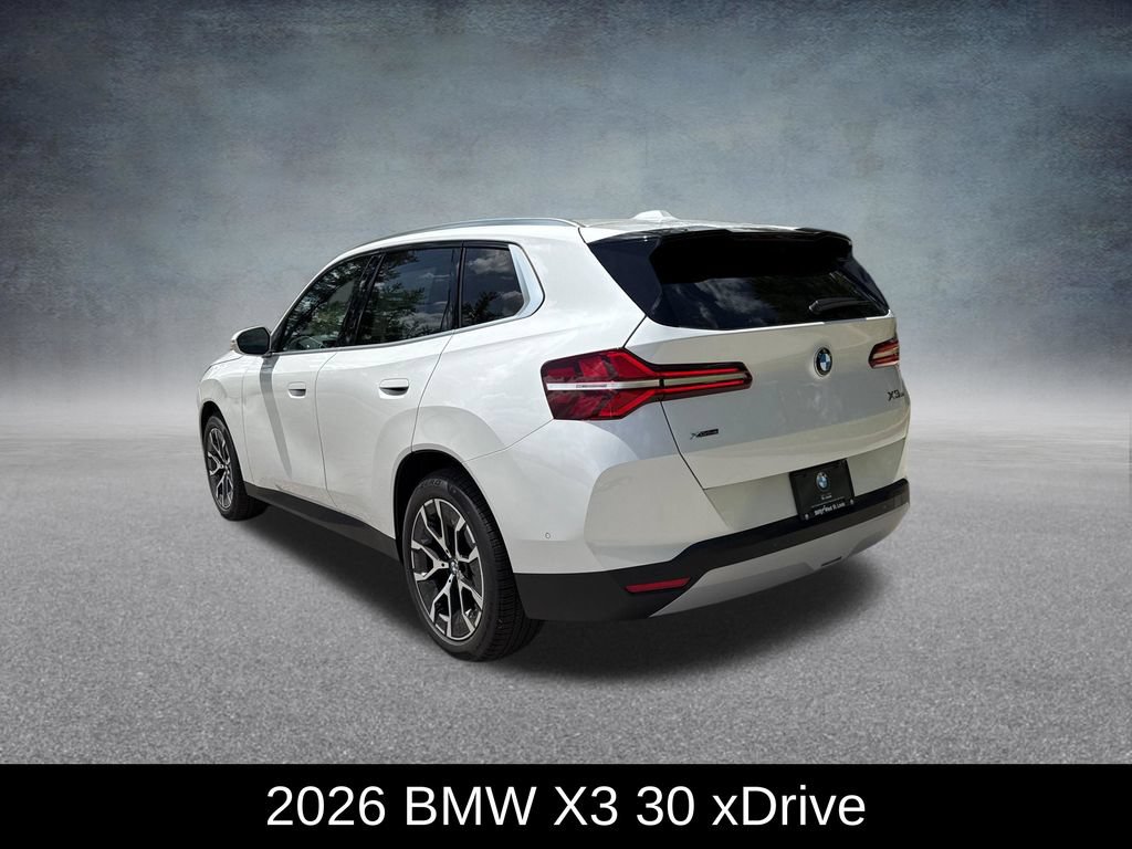 New 2026 BMW X3 xDrive30i w/ Convenience Package AWD/4WD image 3