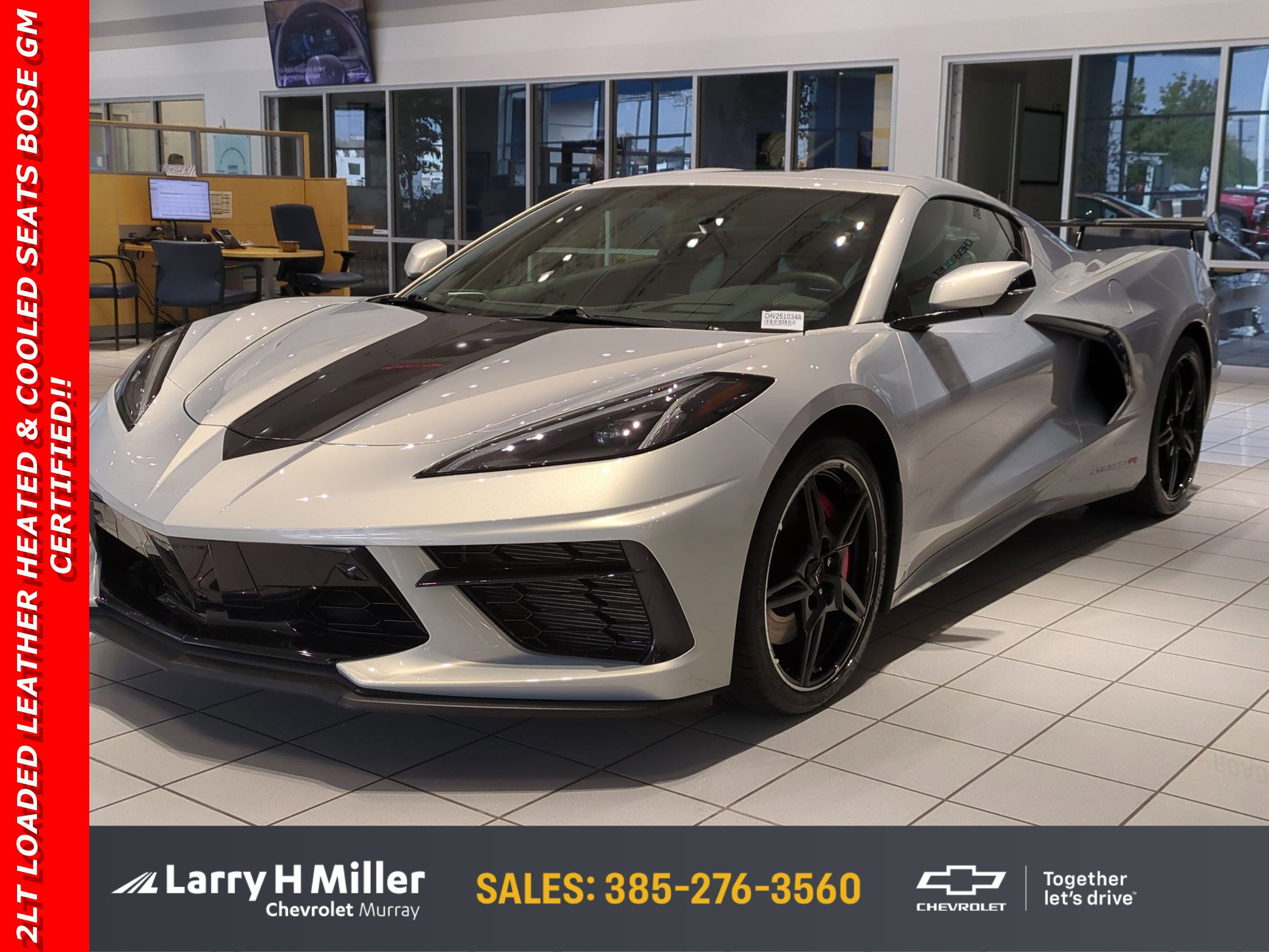 Certified 2021 Chevrolet Corvette Stingray Preferred Cpe w/ Z51 Performance Package