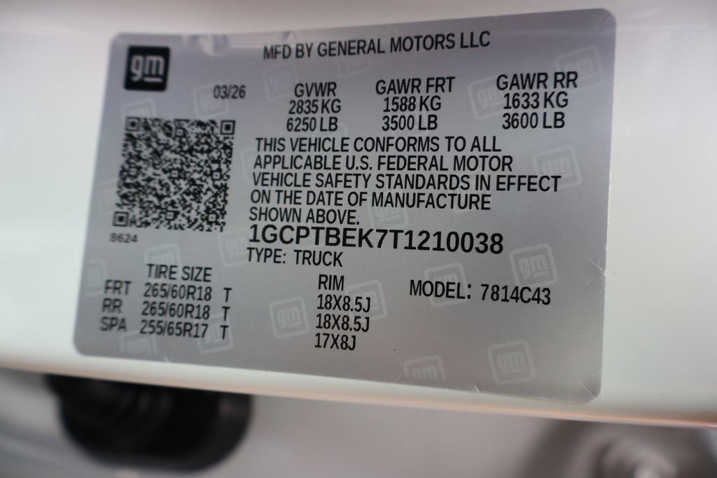 New 2026 Chevrolet Colorado W/T image 26