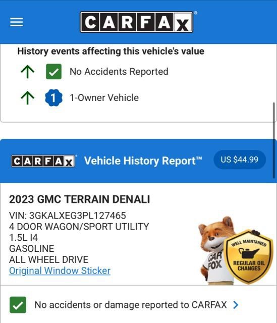 Used 2023 GMC Terrain Denali w/ Black Diamond Edition image 4