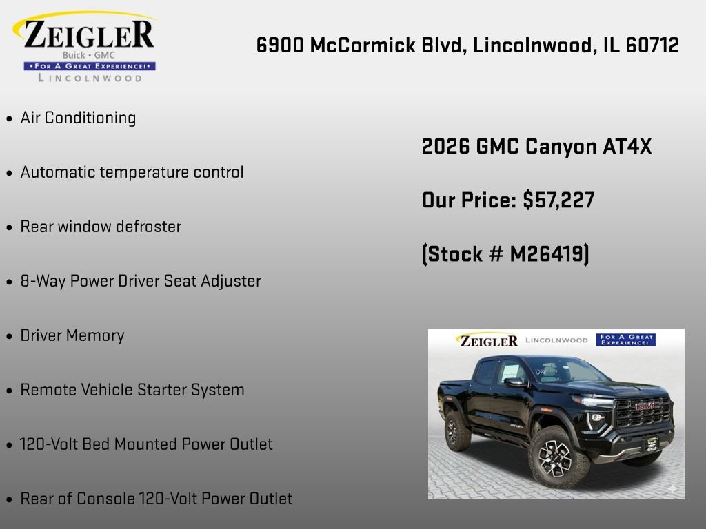 New 2026 GMC Canyon AT4X AWD/4WD image 12