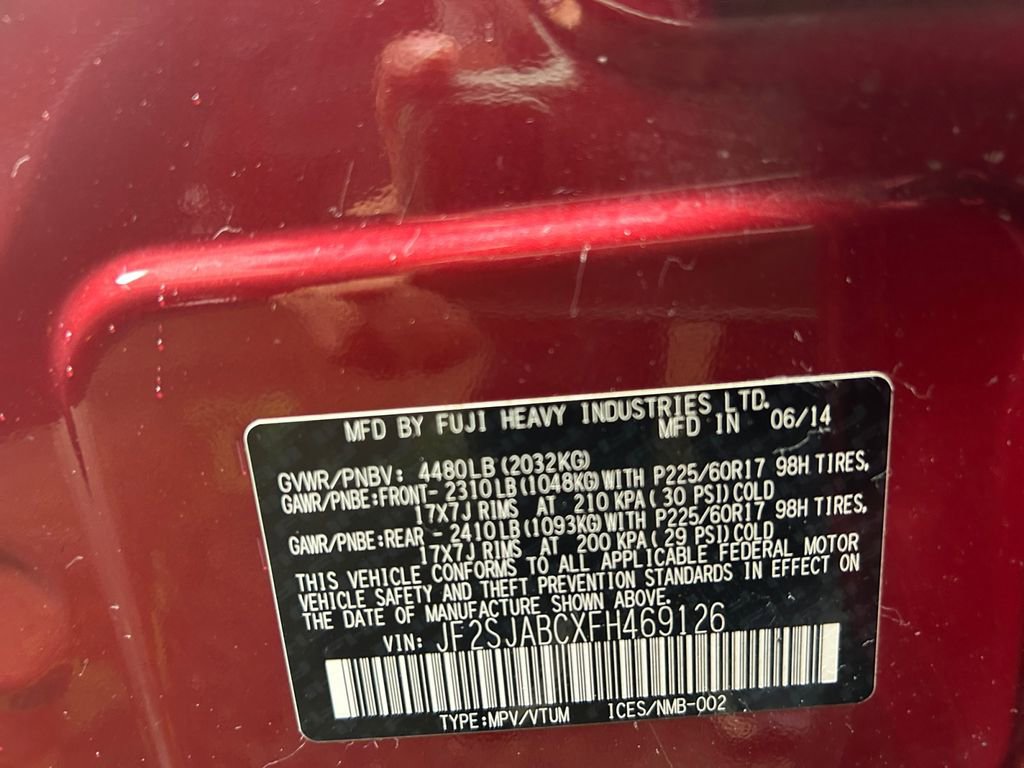 Used 2015 Subaru Forester 2.5i w/ Alloy Wheel Package AWD/4WD image 37