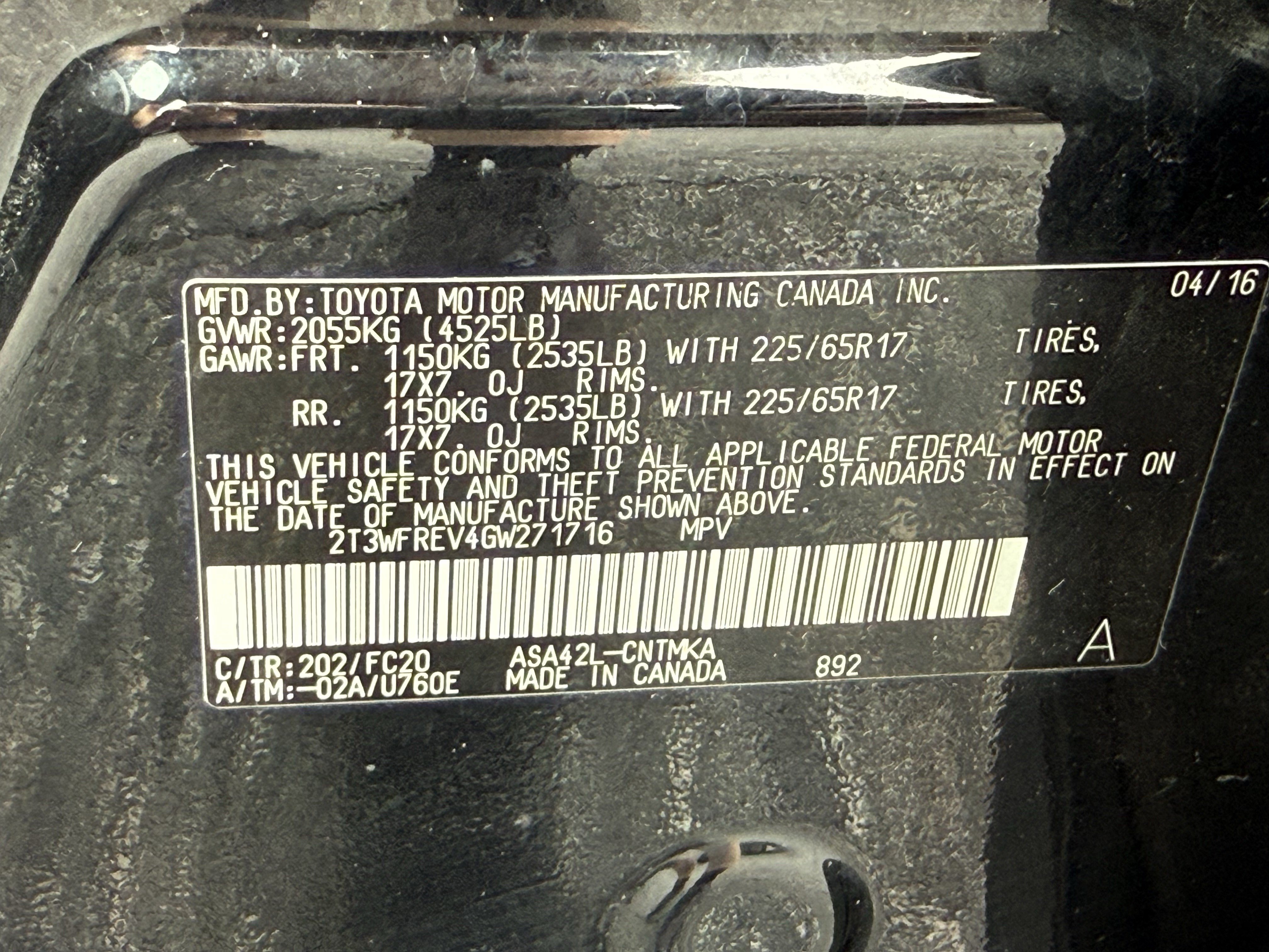 Used 2016 Toyota RAV4 XLE FWD image 34