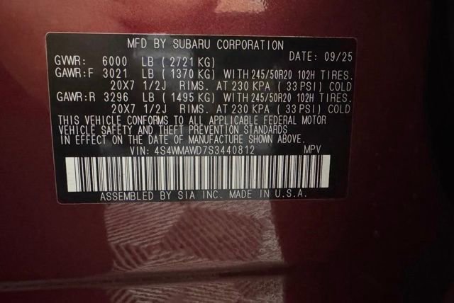 New 2025 Subaru Ascent Bronze Edition image 38