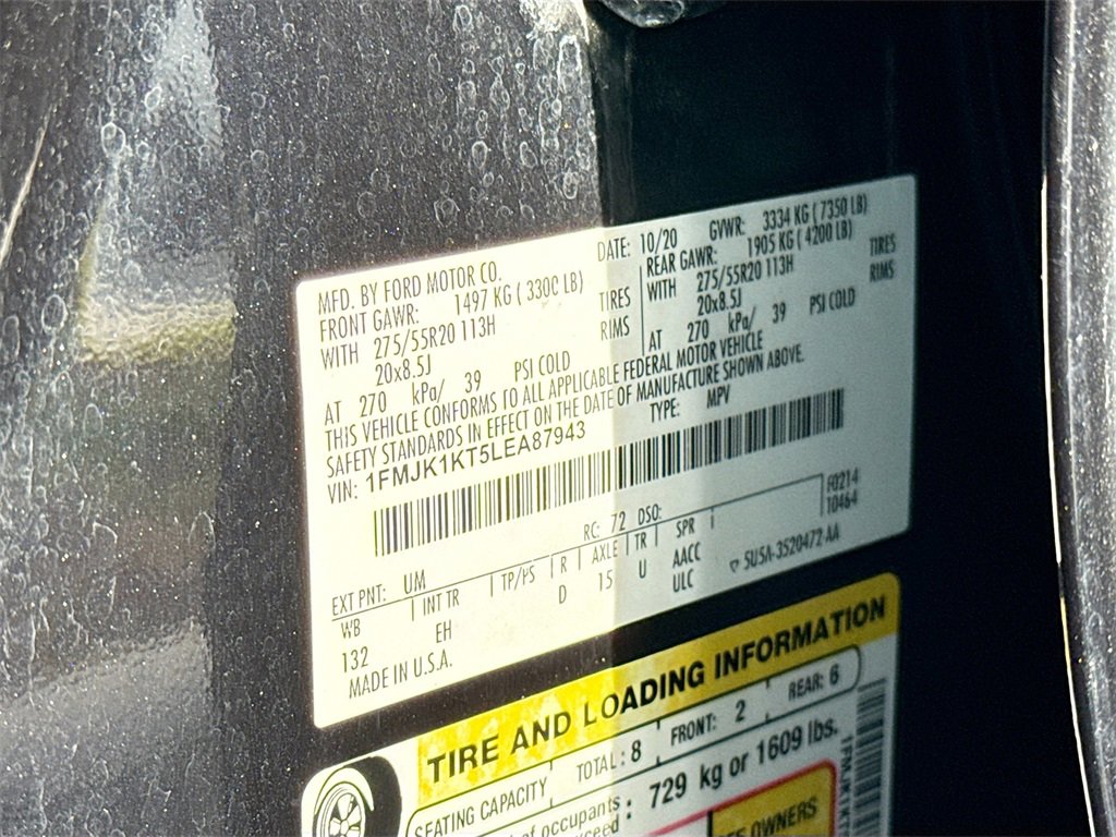 Used 2020 Ford Expedition Max Limited image 37