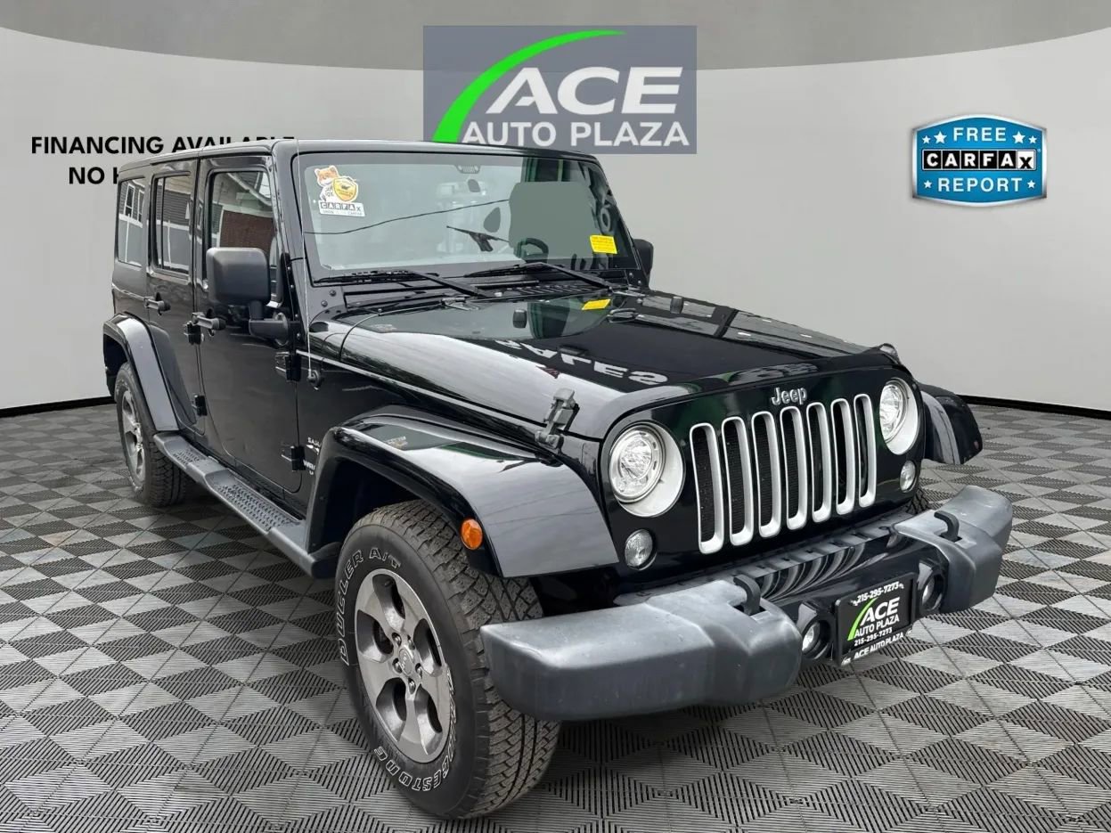 Used 2017 Jeep Wrangler Unlimited Sahara w/ Connectivity Group AWD/4WD image 1