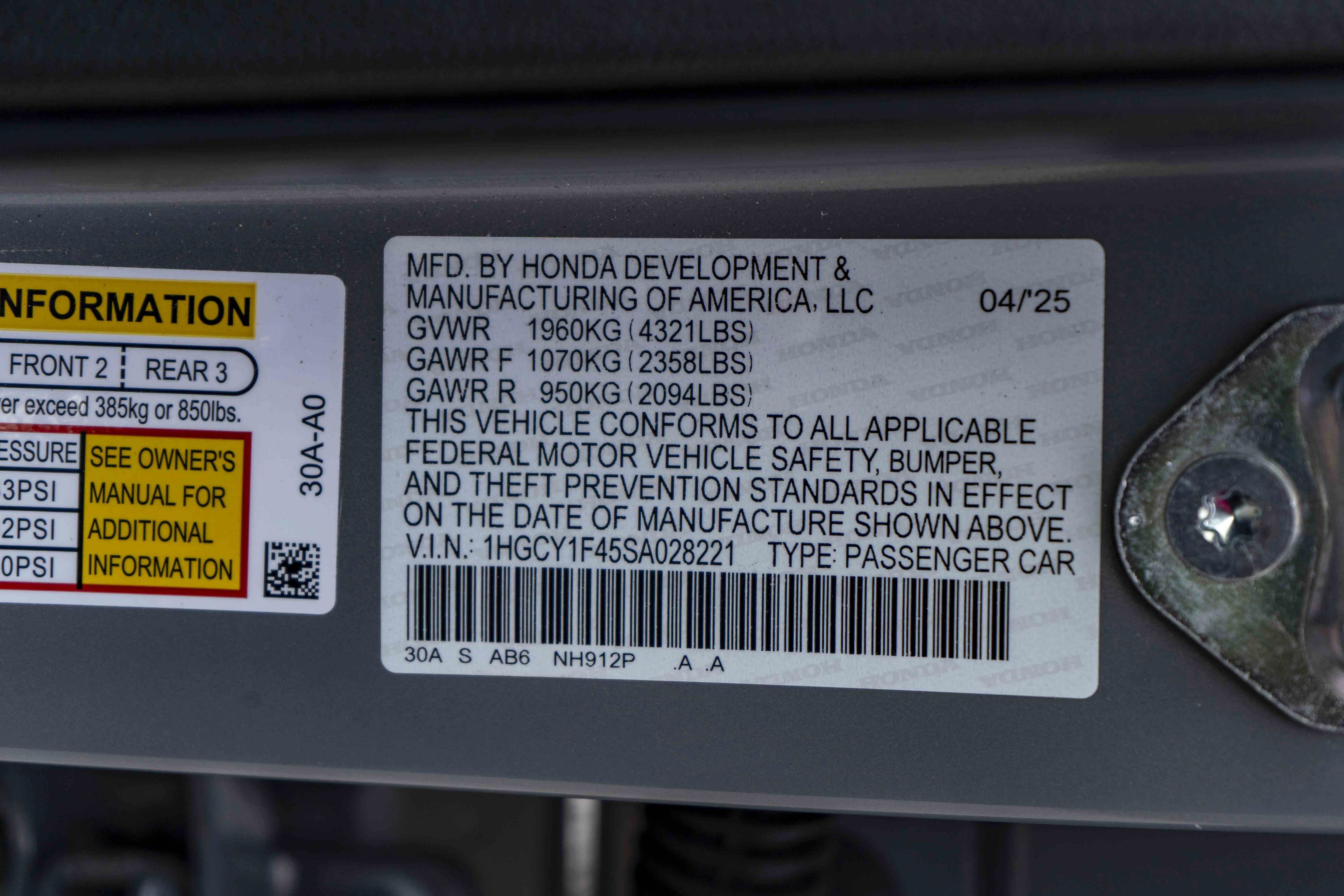 Used 2025 Honda Accord SE image 46