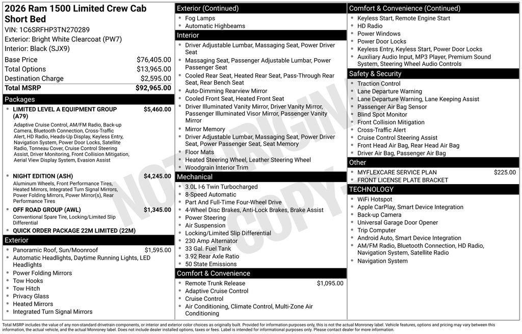 New 2026 RAM 1500 Limited image 2