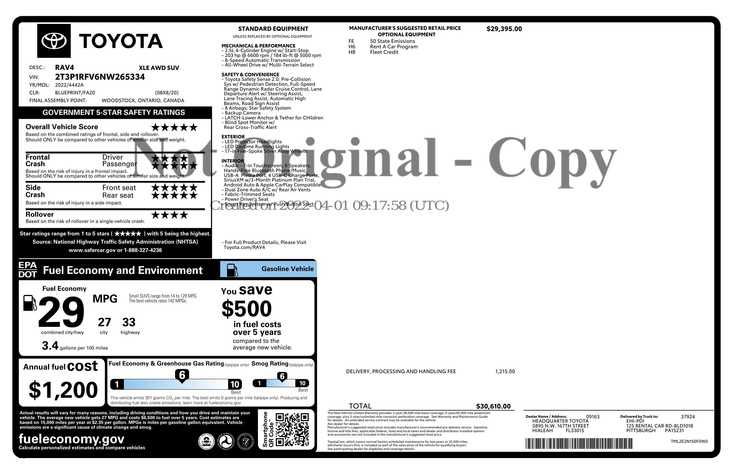 Used 2022 Toyota RAV4 XLE image 52