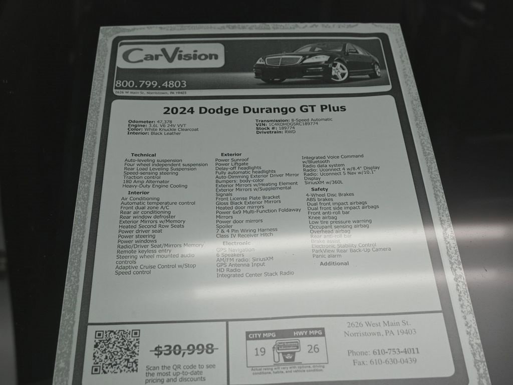 Used 2024 Dodge Durango GT image 40