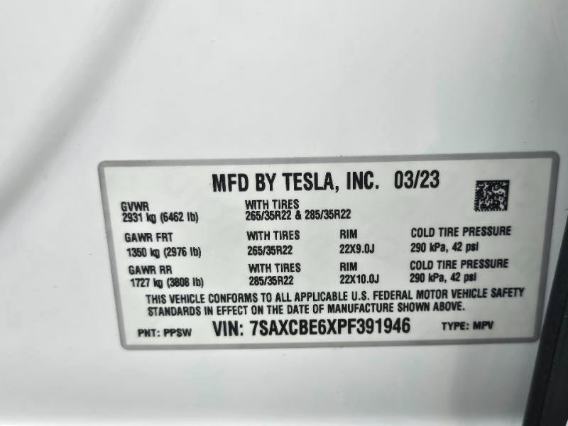 Used 2023 Tesla Model X Plaid AWD/4WD image 36