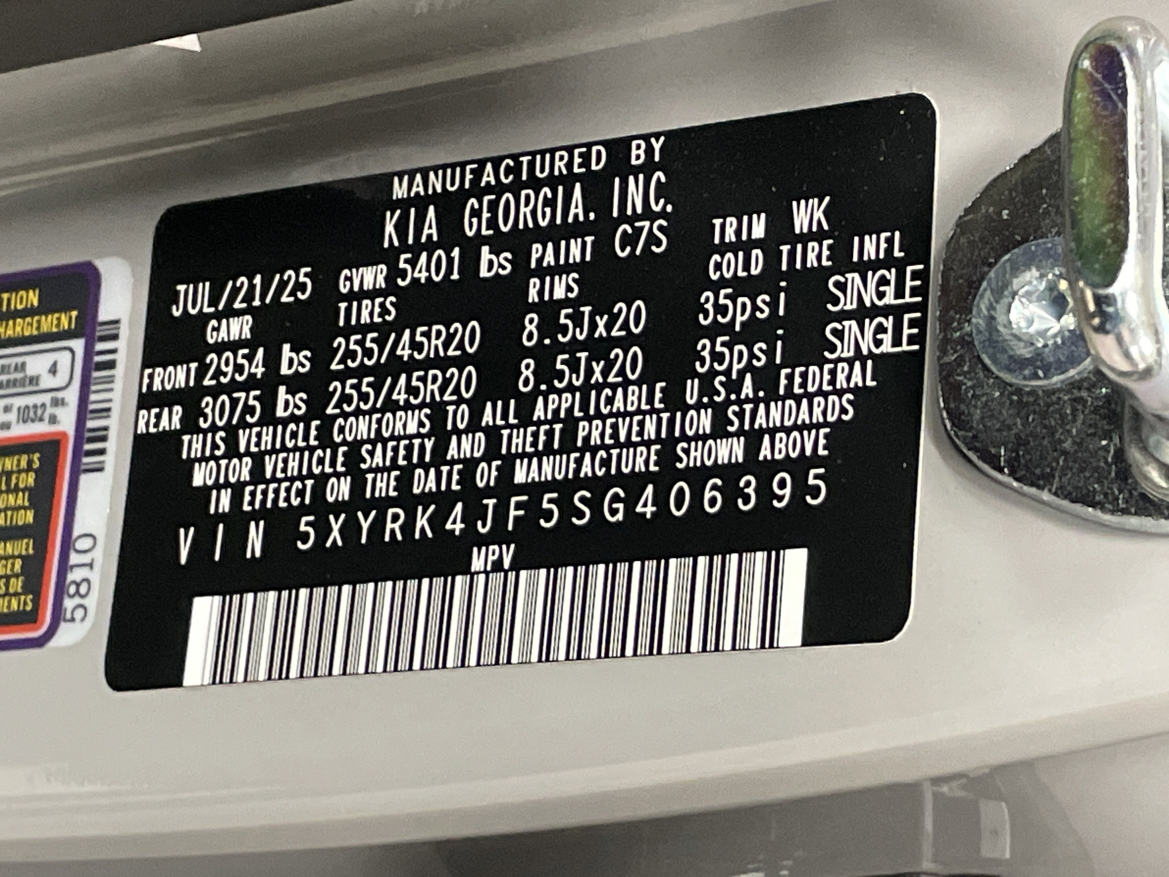 Used 2025 Kia Sorento SX FWD image 36