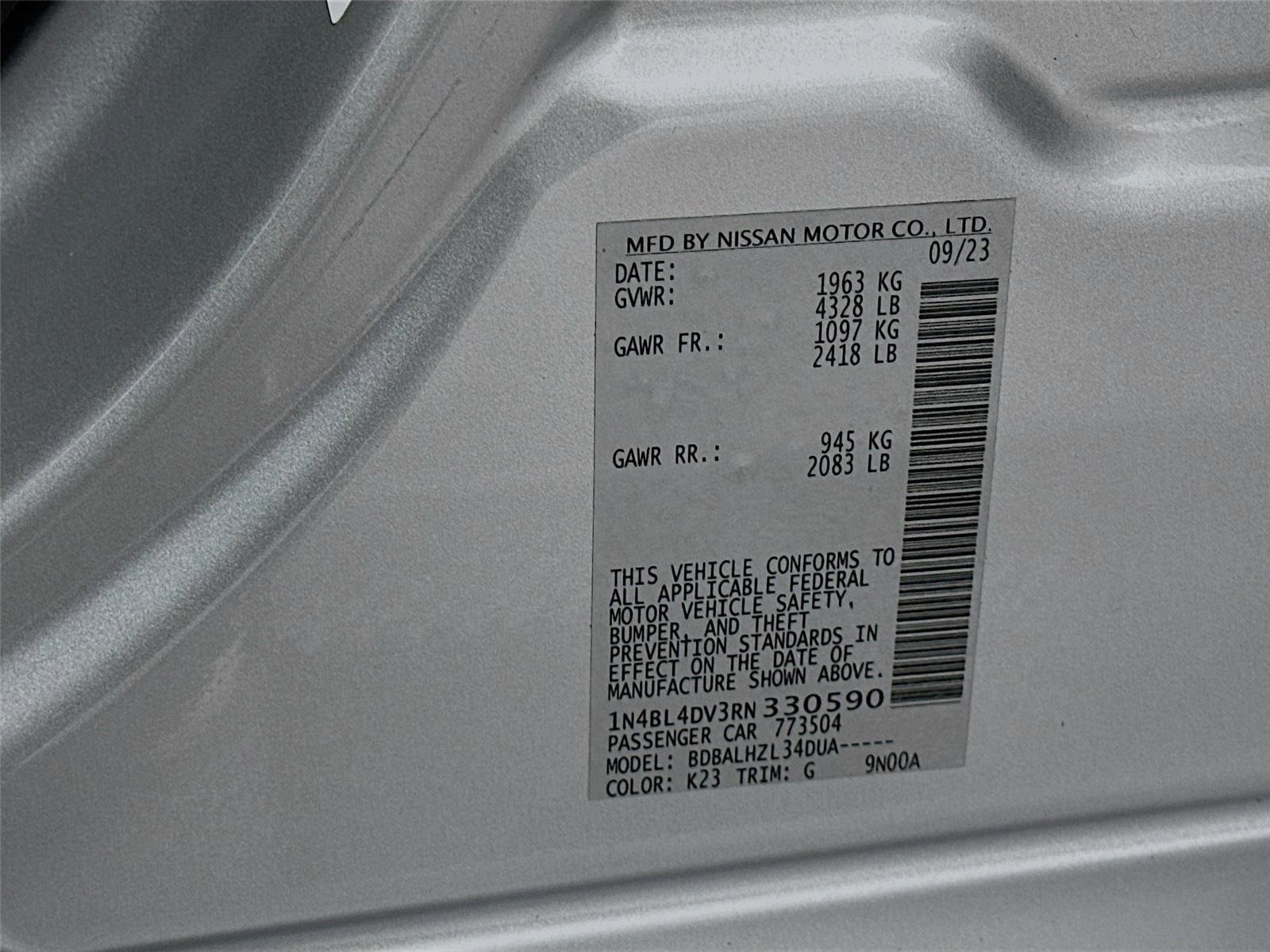 Used 2024 Nissan Altima 2.5 SV image 28