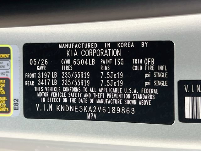 New 2027 Kia Carnival SX w/ Dark Edition Package FWD image 35