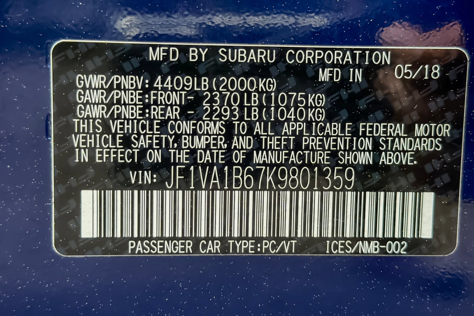 Used 2019 Subaru WRX Premium w/ Performance Package AWD/4WD image 38