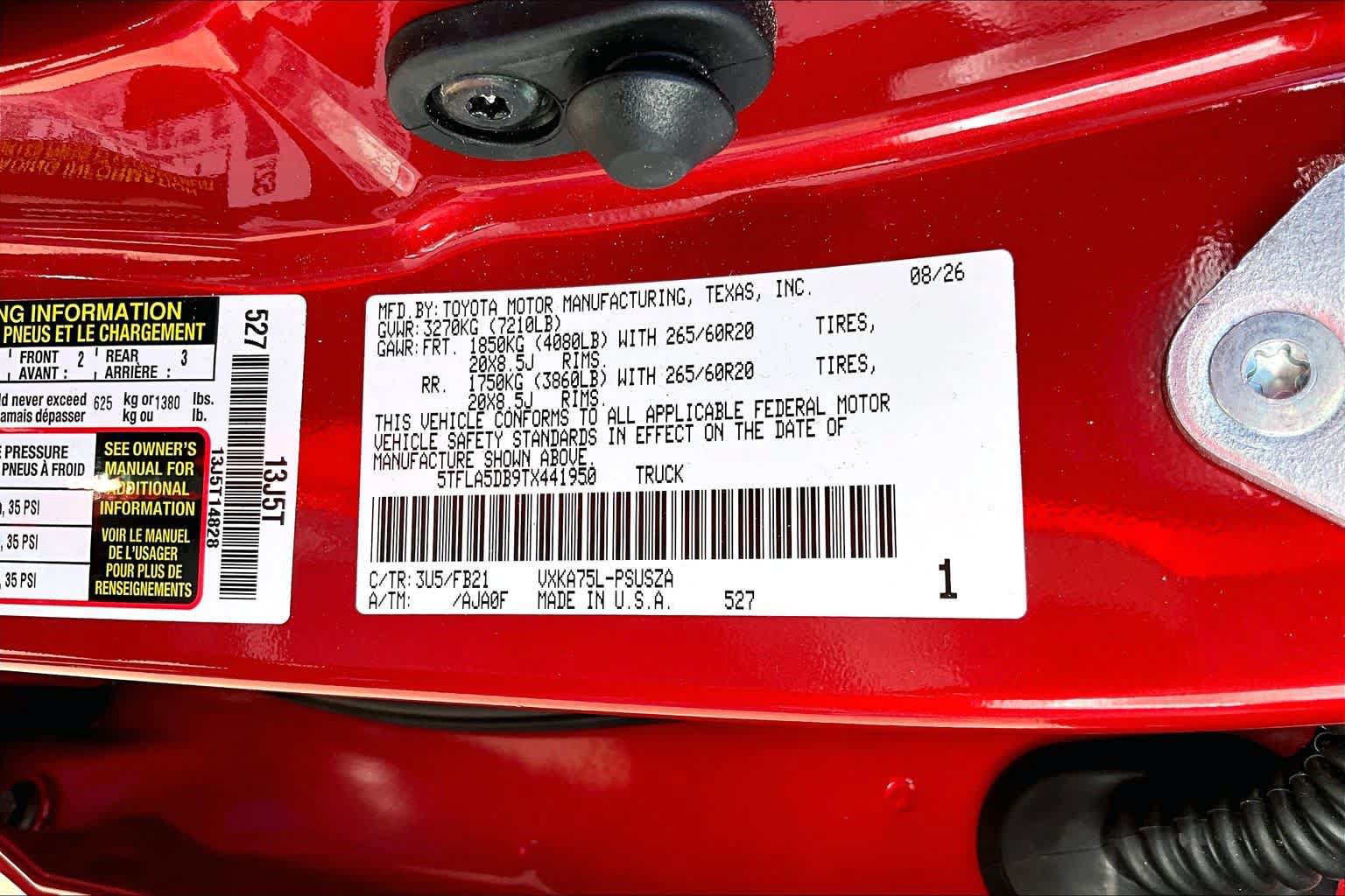Used 2026 Toyota Tundra SR5 AWD/4WD image 34