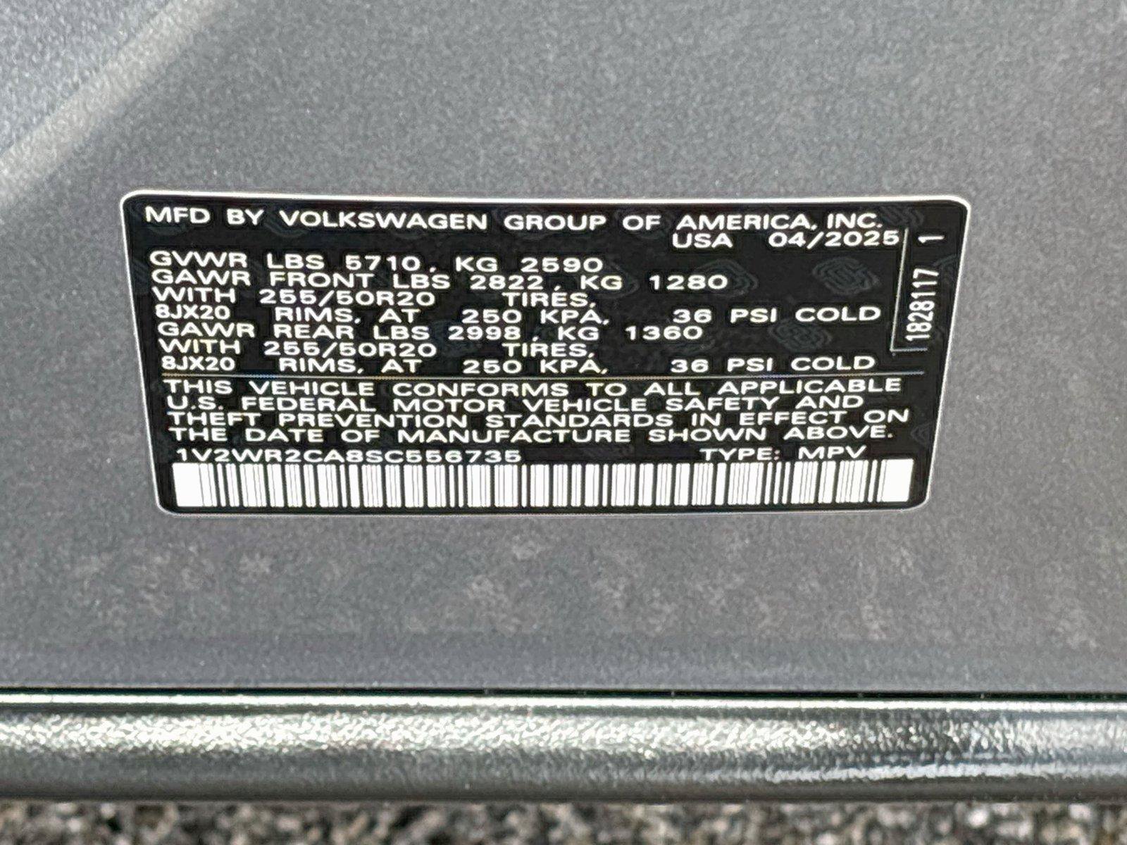 Used 2025 Volkswagen Atlas SE FWD image 32