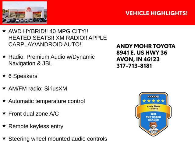 Used 2023 Toyota Venza XLE AWD/4WD image 2