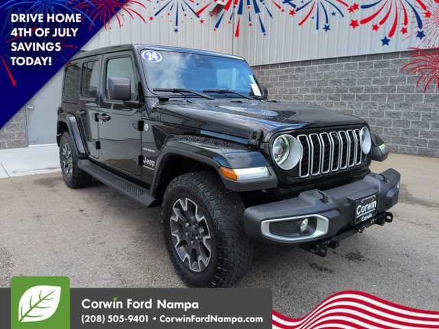 Used 2024 Jeep Wrangler Unlimited Sahara w/ Technology Group