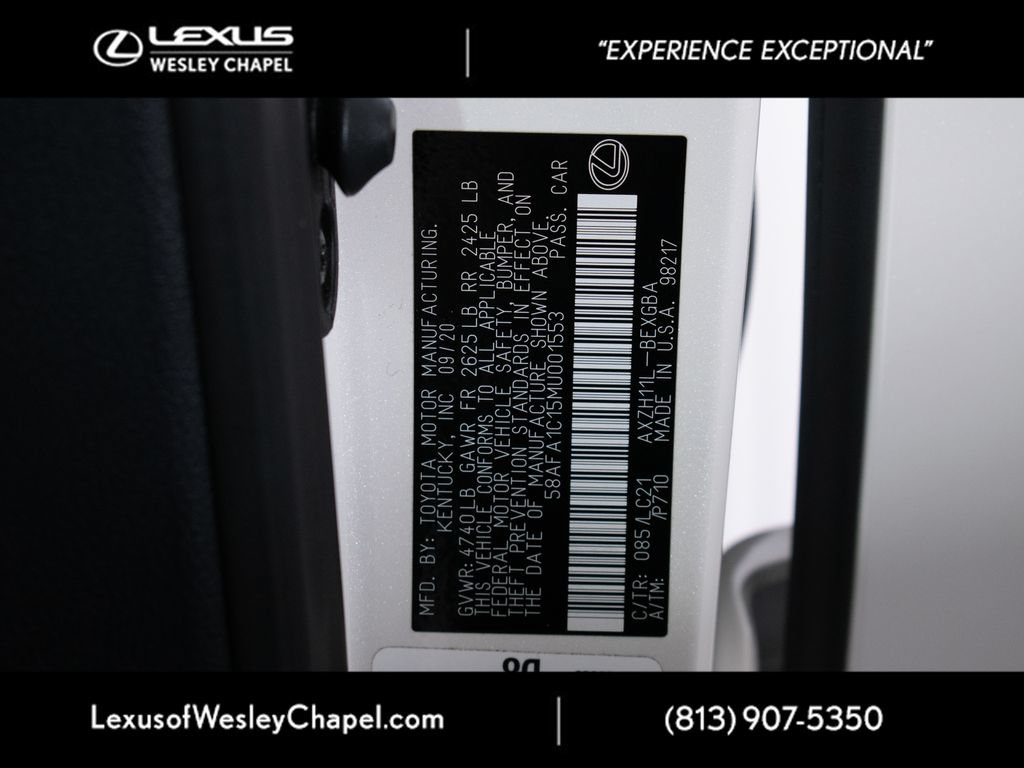 Used 2021 Lexus ES 300h Ultra Luxury w/ Accessory Package 2 FWD image 27