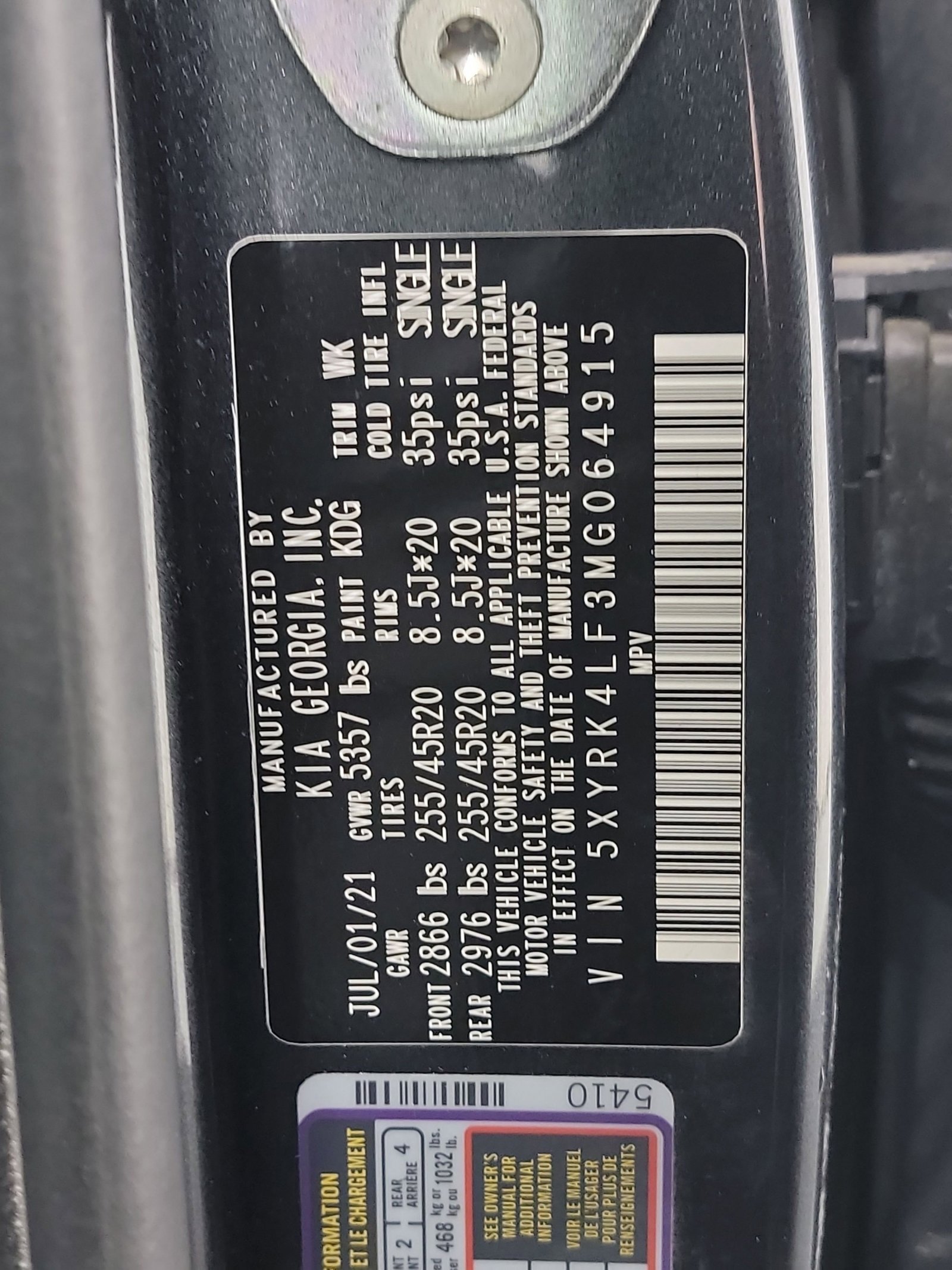 Used 2021 Kia Sorento SX image 33