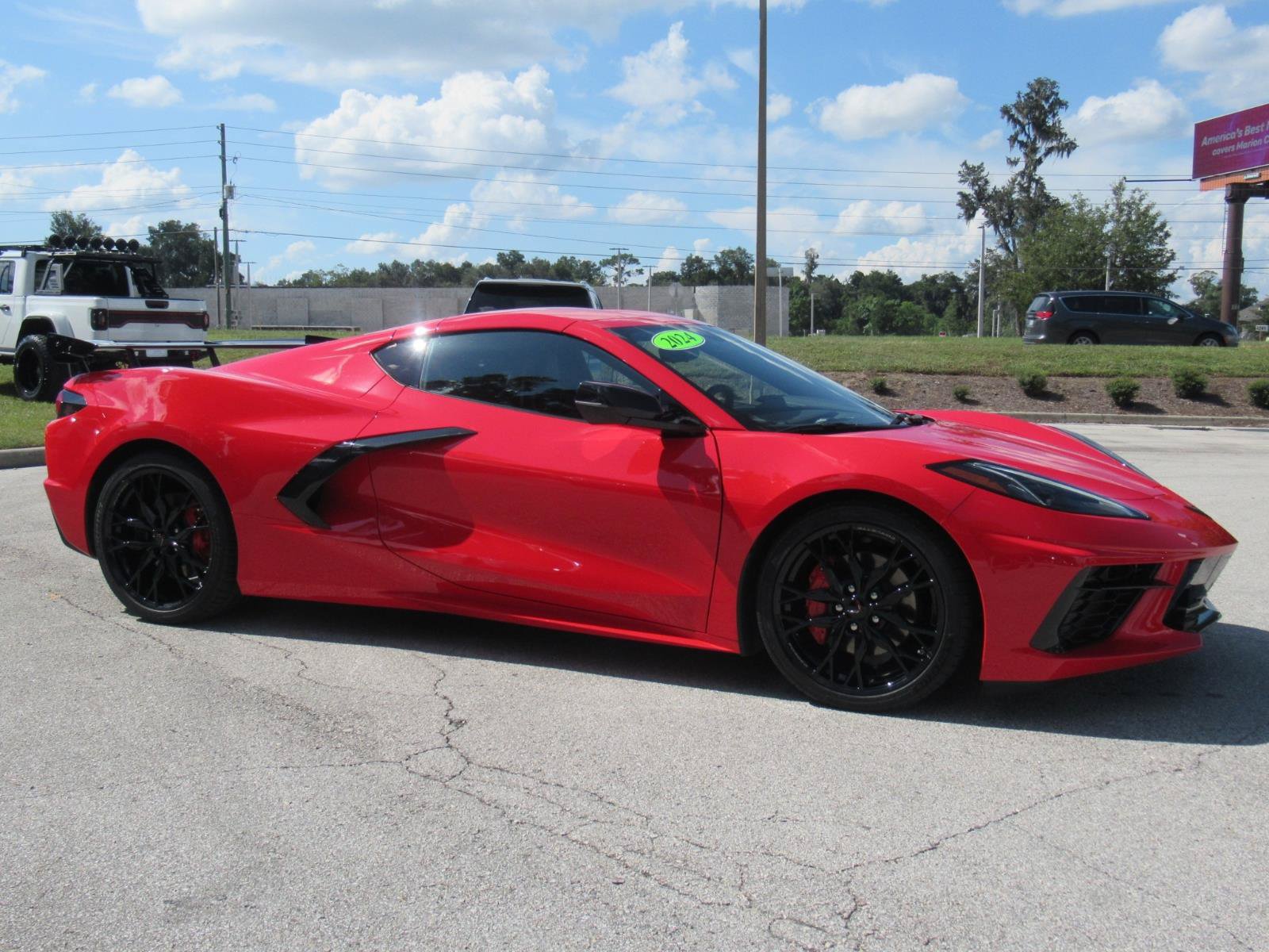 Used 2024 Chevrolet Corvette Stingray Preferred Cpe w/ Stealth Interior Trim Package RWD image 2
