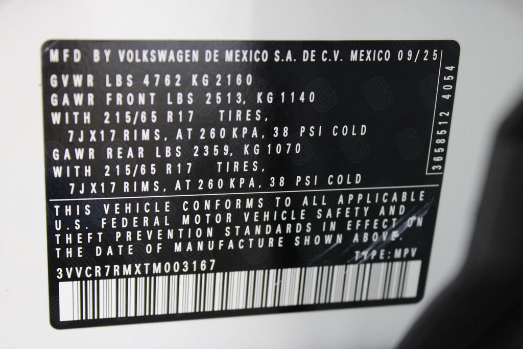 Certified 2026 Volkswagen Tiguan S FWD image 28