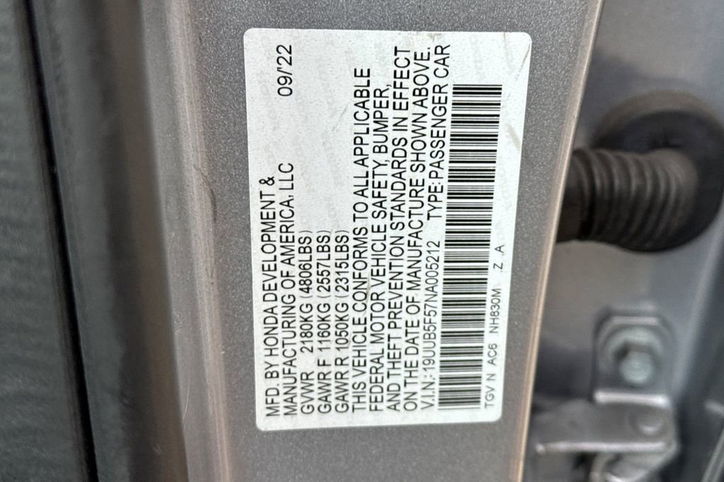 Certified 2022 Acura TLX w/ A-SPEC Pkg image 38