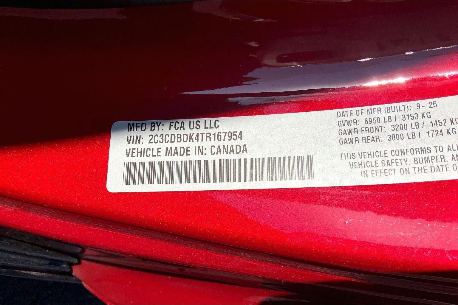 New 2026 Dodge Charger Daytona Scat Pack w/ Track Package AWD/4WD image 12