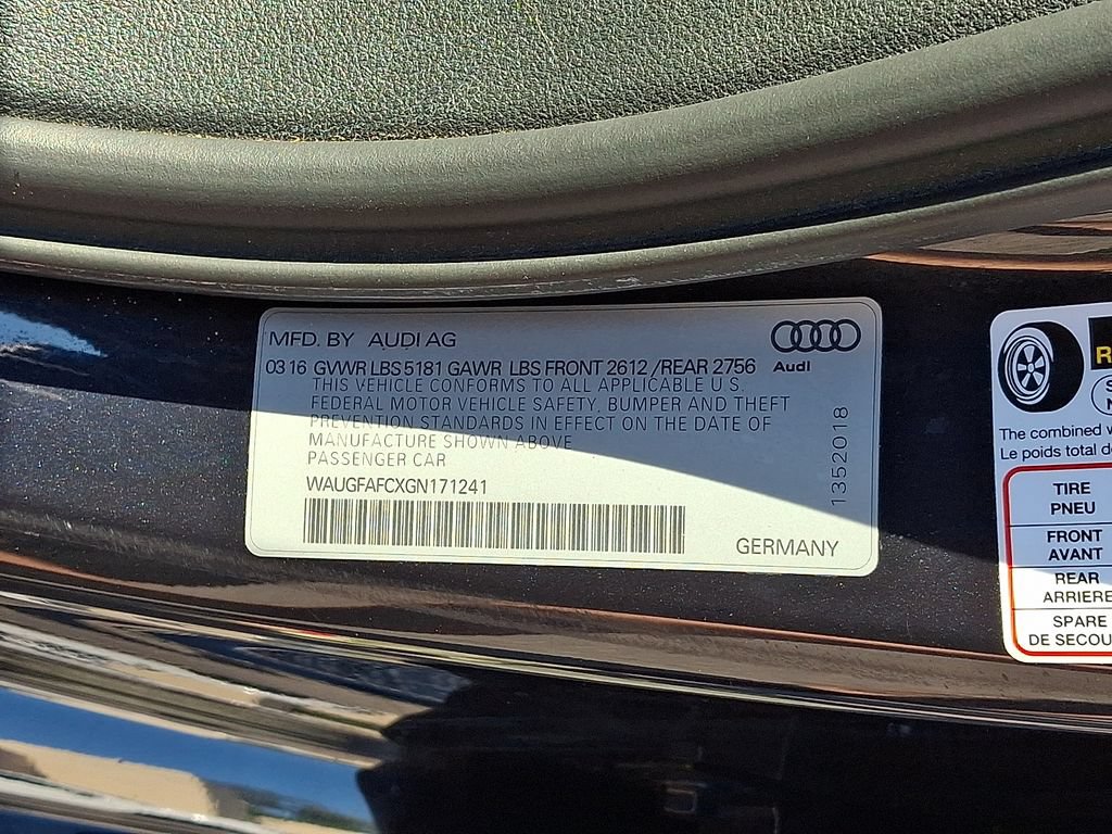 Used 2016 Audi A6 2.0T Premium Plus w/ Premium Plus Package AWD/4WD image 28