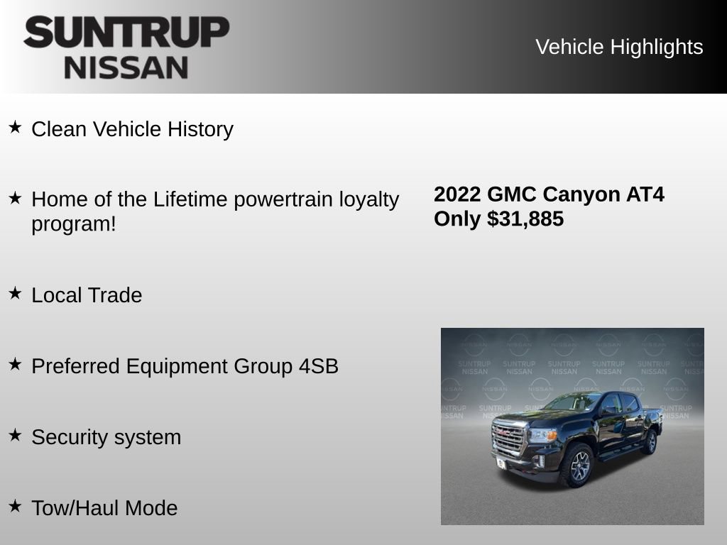 Used 2022 GMC Canyon AT4 AWD/4WD image 8