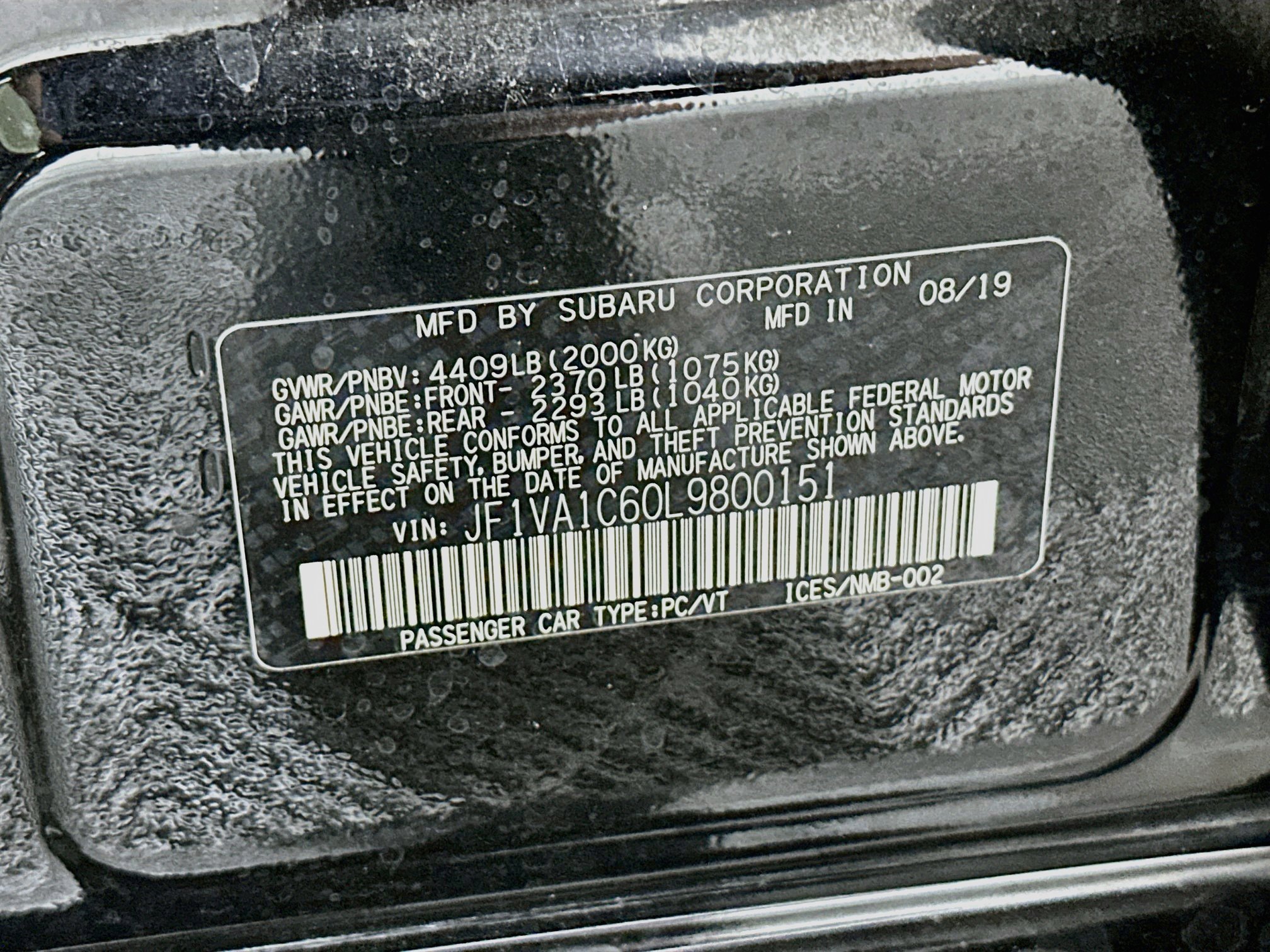 Used 2020 Subaru WRX Premium AWD/4WD image 12