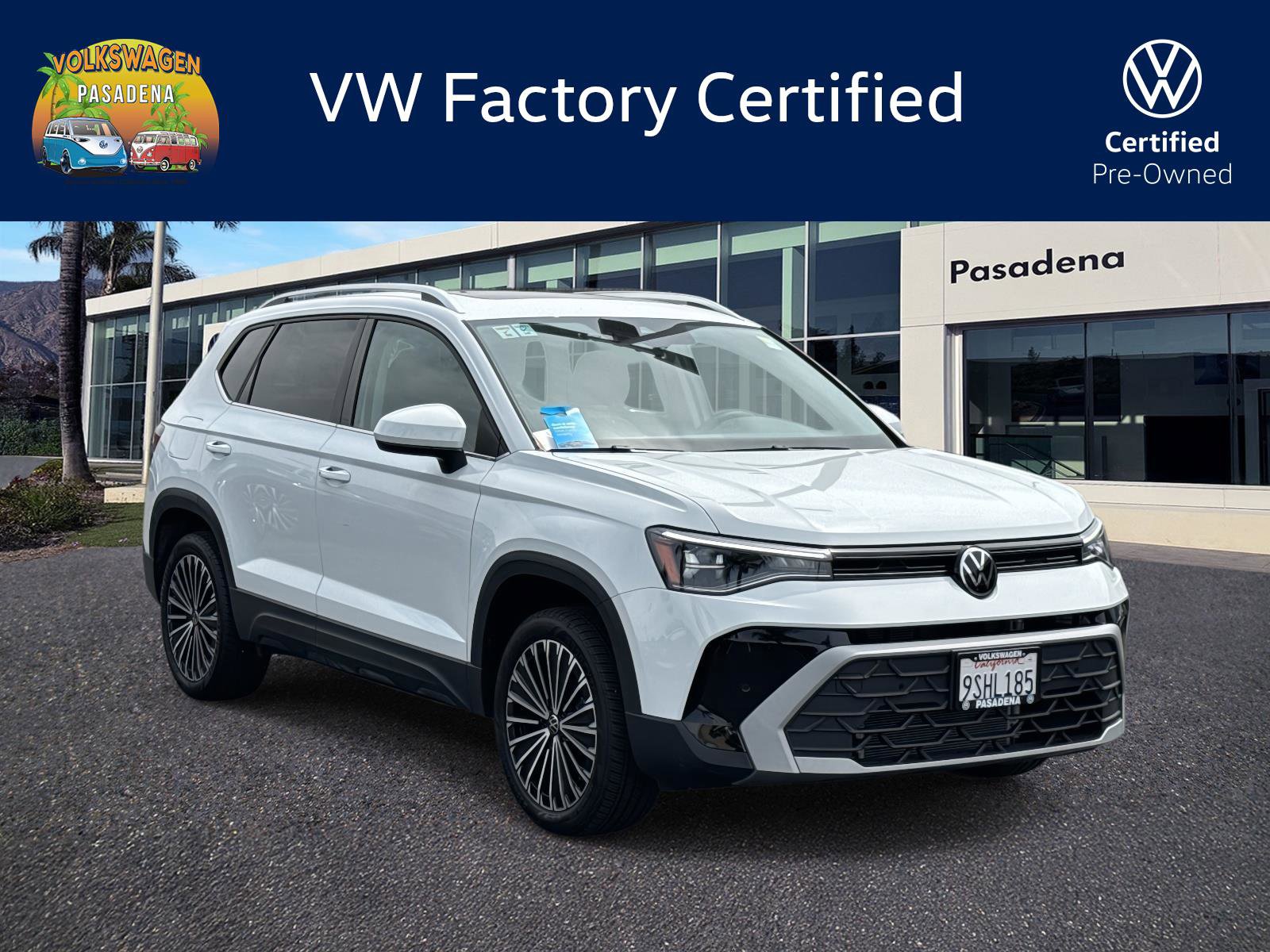 Certified 2025 Volkswagen Taos SE w/ Panoramic Sunroof Package