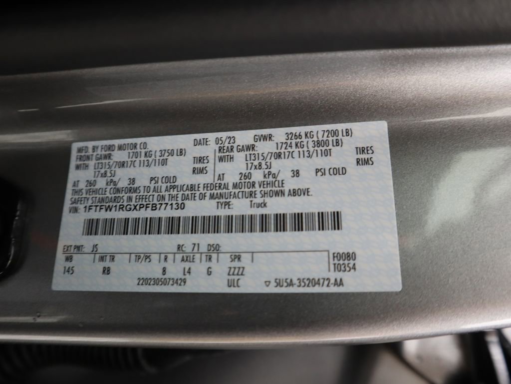 Used 2023 Ford F150 Raptor w/ Raptor Carbon Fiber Package image 36