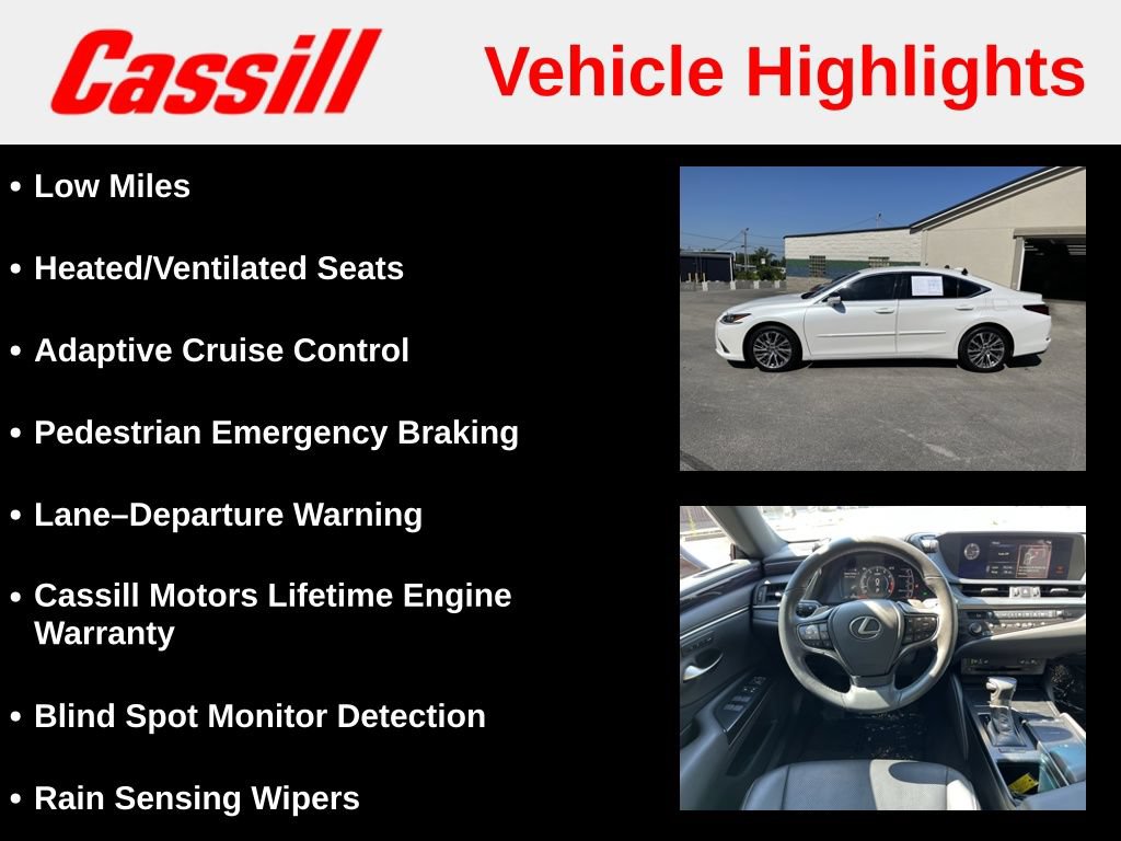 Used 2020 Lexus ES 350 w/ Premium Package FWD image 7