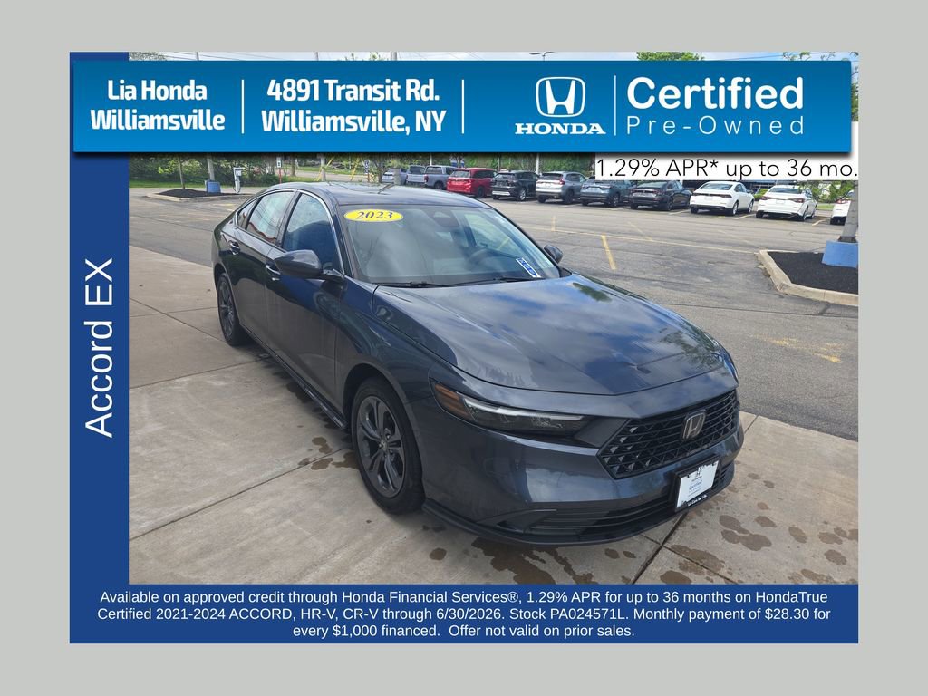 Certified 2023 Honda Accord EX