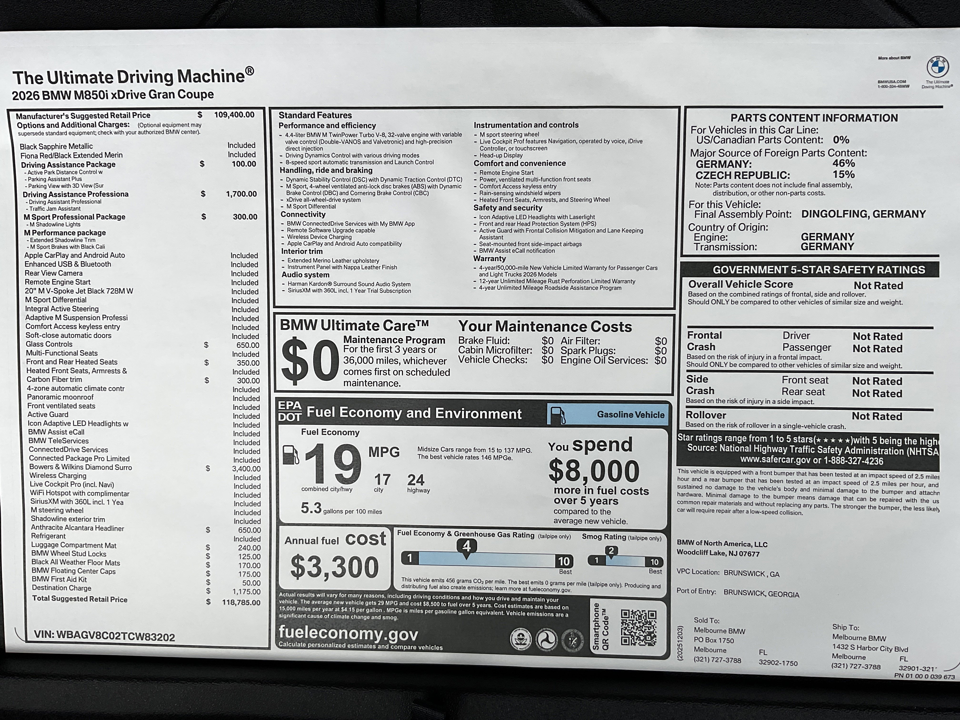 New 2026 BMW M850i xDrive M850i image 34