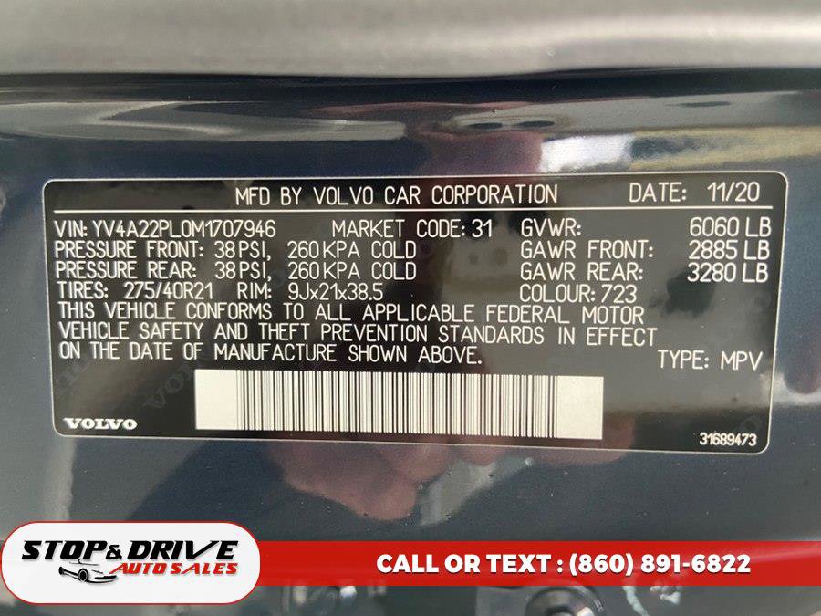 Used 2021 Volvo XC90 T6 Inscription w/ Climate Package image 22