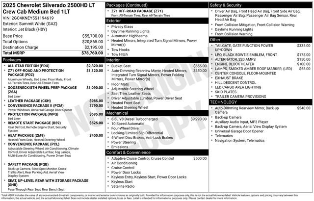 Used 2025 Chevrolet Silverado 2500 LT w/ All Star Edition image 5