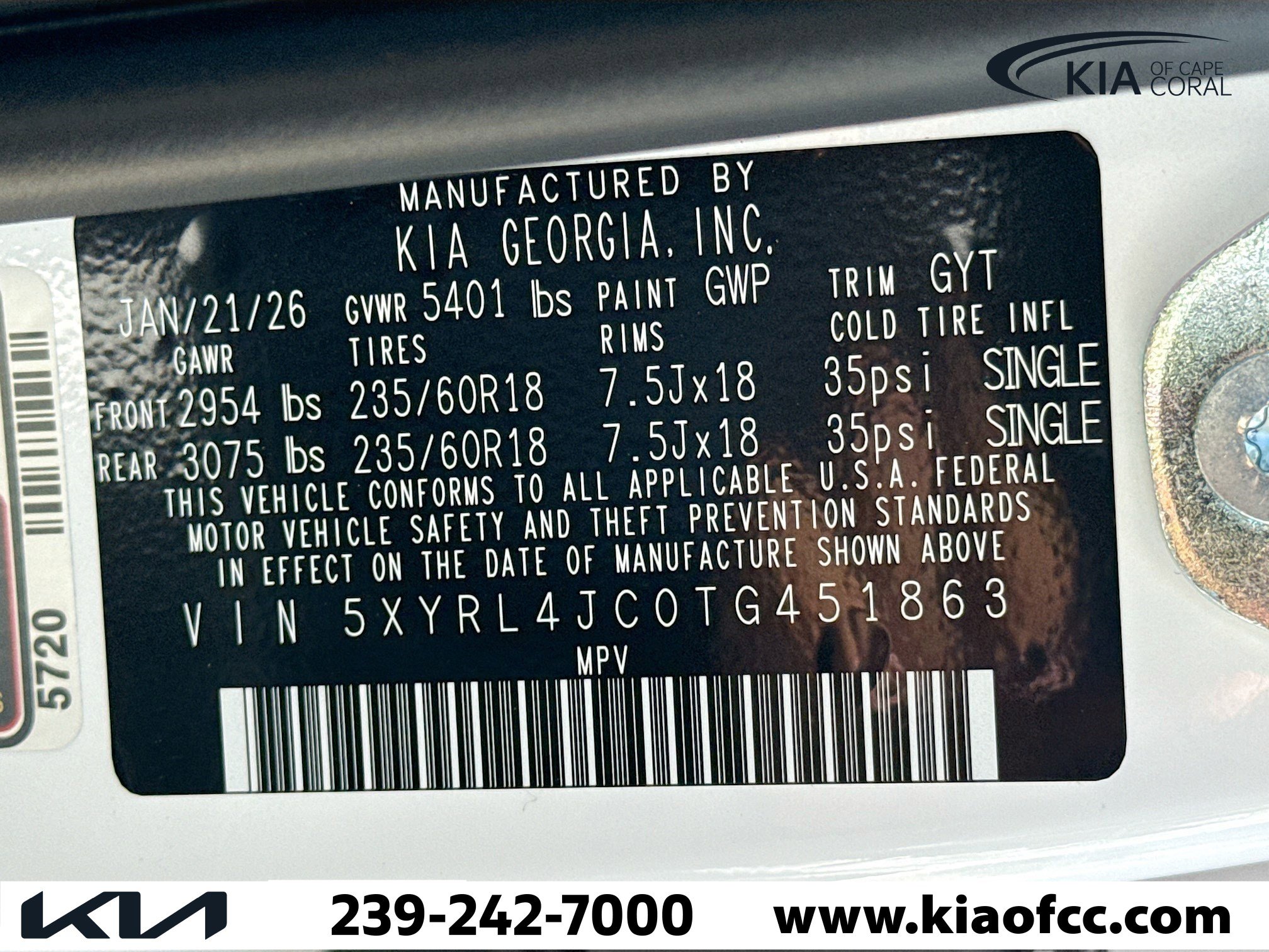 New 2026 Kia Sorento S image 42