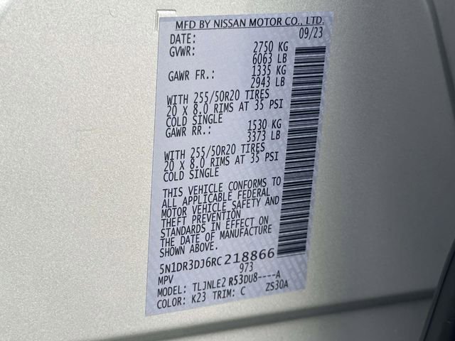 Used 2024 Nissan Pathfinder Platinum w/ Black Appearance Package image 26