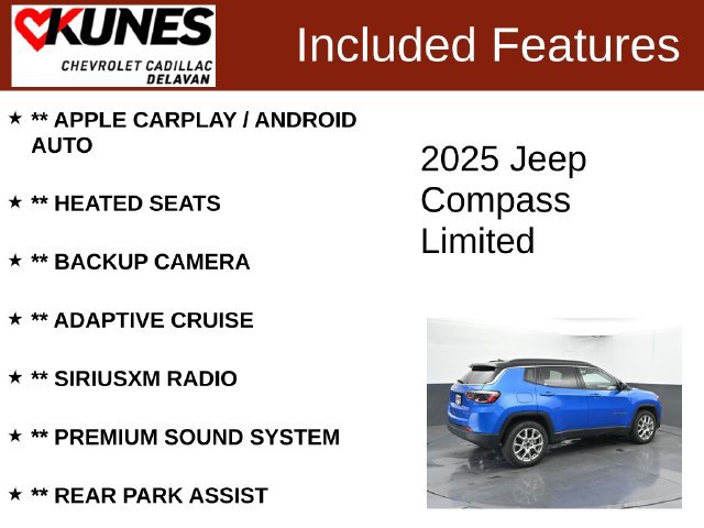 Used 2025 Jeep Compass Limited AWD/4WD image 3