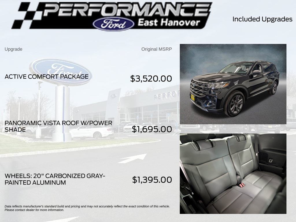 Certified 2025 Ford Explorer Active w/ Active Comfort Package AWD/4WD image 6