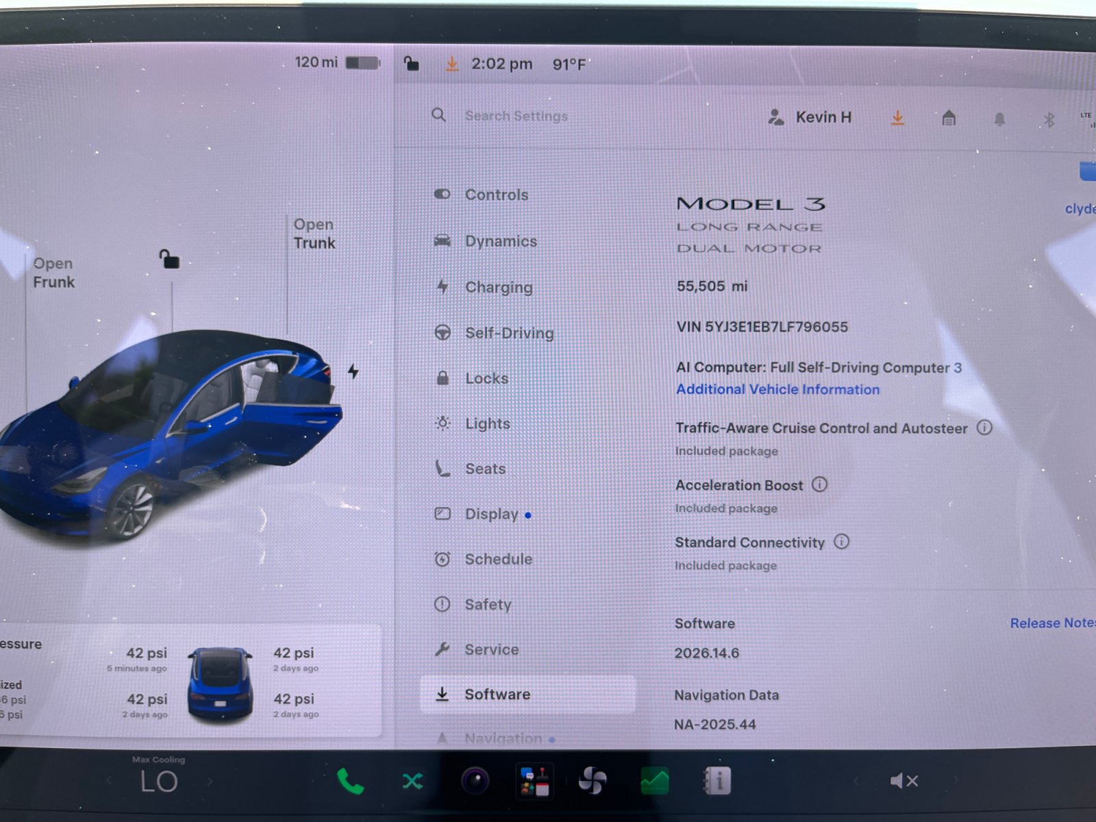 Used 2020 Tesla Model 3 Long Range AWD/4WD image 18
