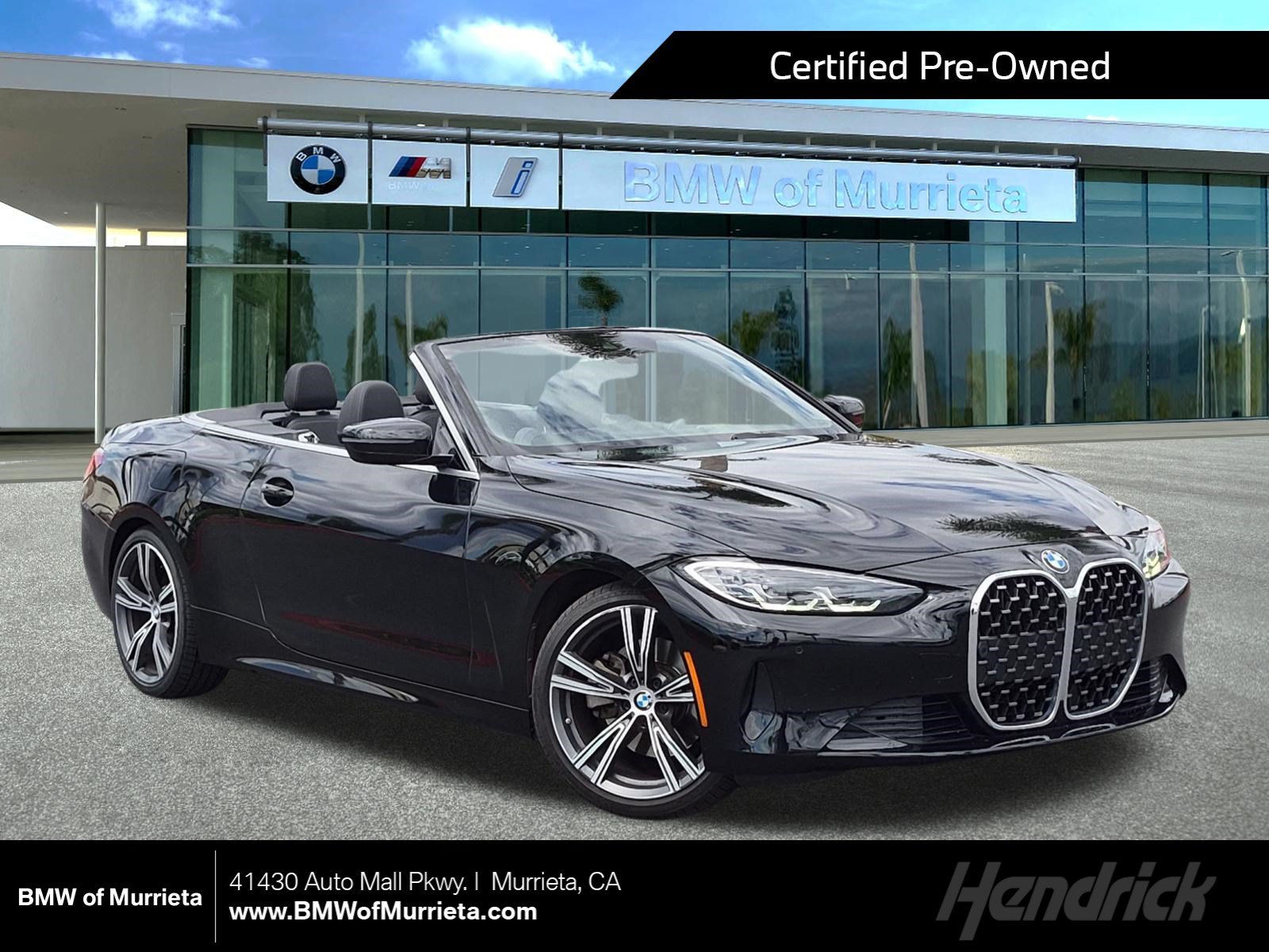 Certified 2024 BMW 430i Convertible w/ Premium Package RWD image 1