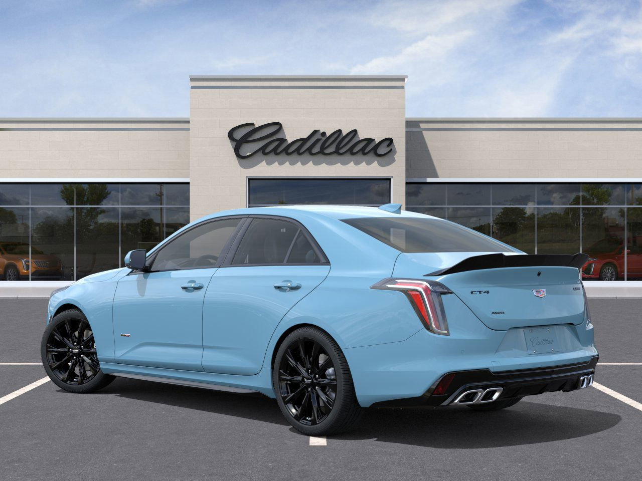 New 2026 Cadillac CT4 V w/ LPO, ONYX Package AWD/4WD image 3